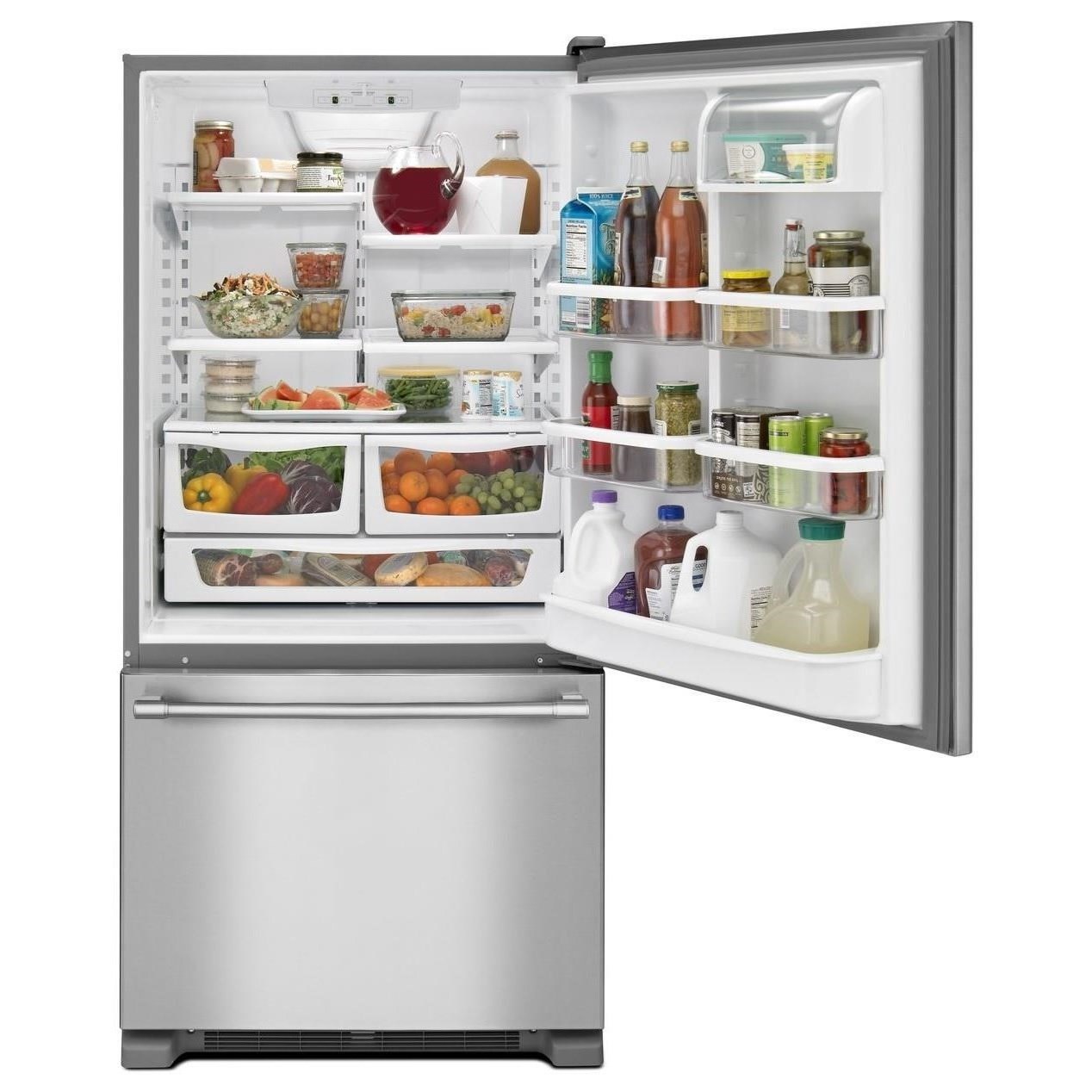 Maytag refrigerator bottom deals freezer